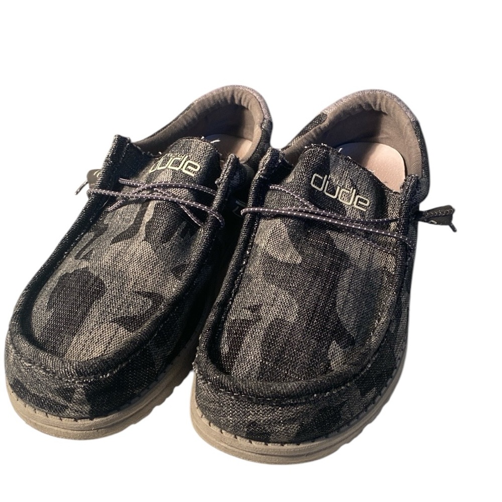 HEY DUDE CAMO TWEED MENS SIZE 11 SHOES
